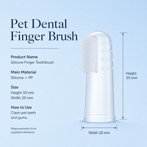 Cepillo de Dientes de Silicona Suave para Bebés, para la Dentición y el Cuidado Bucal - Product Image 5