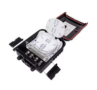Kotak Distribusi Serat Optik FTTH 16 Port Tahan Air IP65 1*16 PLC Splitter 16-Core PC+ABS ODP FTB Caja Nap Box untuk Penggunaan Telekomunikasi