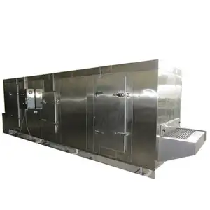 Máquina de congelación de túnel iqf, equipo de congelación de nitrógeno líquido
