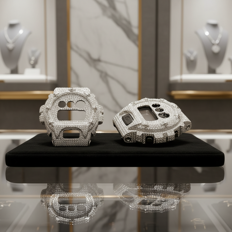 Ready to Ship GShock Watch Moissanite