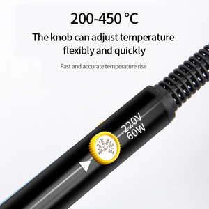 Soldador eléctrico portátil ajustable, 110V, 220V, 60 vatios, soldadores eléctricos - Product Image 3