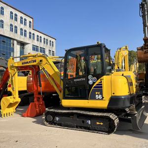 Miniexcavadora de 5.6 Toneladas en Venta, Komatsu PC56 Original, Hidráulica, Pocas Horas de Uso, Buen Estado, pc200 pc300 pc210lc Usada - Product Image 2