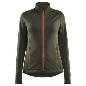 BLAKLADER - 474525394240XS Chaqueta polar Mujer Forest Green/Rust - EAN 7330509958001 CHAQUETAS DE TRABAJO - Product Image 1