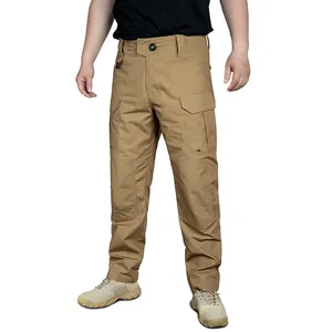 Pantaloni tattici da lavoro all'aperto da uomo pantaloni Cargo tattici leggeri Rip-Stop causali