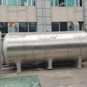 ถังเก็บของเหลวแนวนอนขนาด 10 ตัน ลดราคาพิเศษ ถังเก็บแบบมีฝาปิด ถังขนาดใหญ่ ใช้สำหรับเก็บน้ำ/น้ำมัน ฯลฯ - Product Image 3