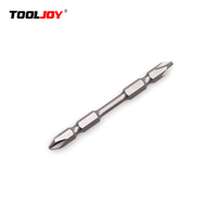 Embout de tournevis cruciforme double face 65 mm, qualité industrielle, pointe magnétique, tige hexagonale 1/4 po, personnalisation OEM disponible