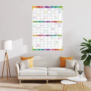 Benutzer definierte große Größe Dry Erase Magnetic Weekly Monthly Planner Whiteboard
