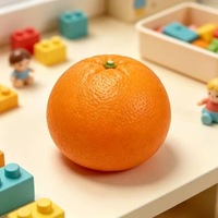 Jouet anti-stress en plastique orange simulé, gadget créatif pour l'entraînement de la force de préhension avec logo personnalisé