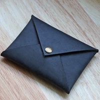 Casing Dompet Koin Bisnis Kulit Kuda Gila, Pemegang Kartu Amplop Logo Kustom Dompet Koin Kredit Bisnis Kulit Kuda Gila
