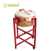 Rhythm Percussion Instrument Chinese Traditional Musical Instrument Dance Rhythm Room Decoration Red Drum