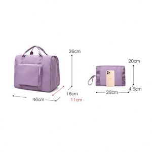 Free Sample Custom Waterproof Girls Travel Shoulder <b>Gym</b> Sports Expandable <b>Bags</b> <b>Women</b> Large Capacity Folding Duffel <b>Bag</b> - Product Image 4