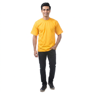 Camisetas Premium de Algodón 100% Pesado para Hombre, Hechas a Medida, con Patrón Liso, Camisetas Lisas Transpirables, Pantalones Cortos Deportivos, Precios al por Mayor - Product Image 1