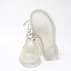 <span class=keywords><strong>Bottes</strong></span> <span class=keywords><strong>de</strong></span> <span class=keywords><strong>pluie</strong></span> pour femmes, <span class=keywords><strong>de</strong></span> <span class=keywords><strong>pluie</strong></span>, en plastique transparent pvc, transparent, occidental - Product Image 3