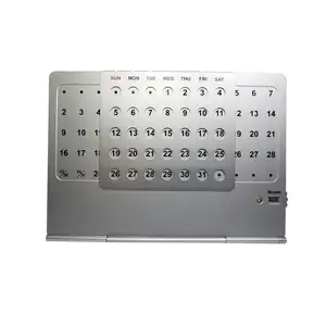 High quality perpetual metal table calendar/Creative calendar big size for promotion