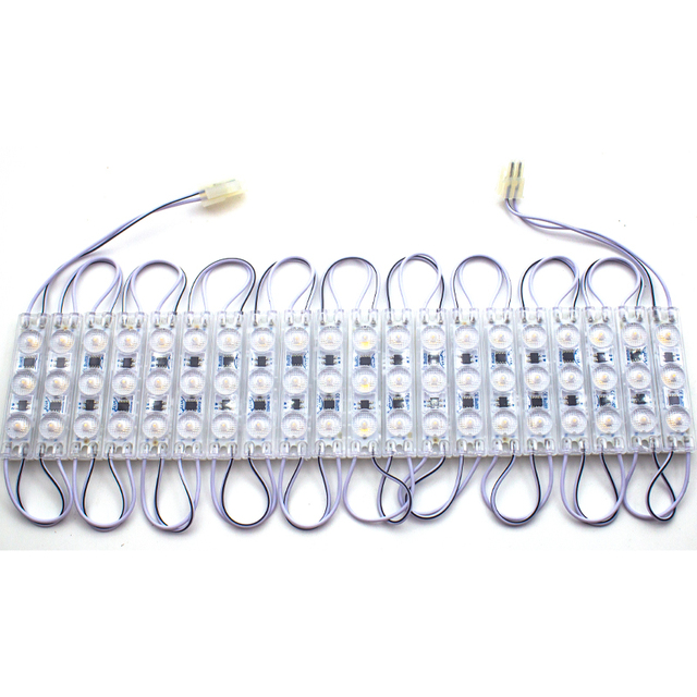 High Voltage 110V 220V 2W LED Module 2835 3LED Injection IP65 Cool White Waterproof Backlight for Outdoor Advertising Signage