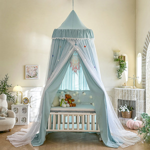 Mosquitero Cónico Colgante <span class=keywords><strong>para</strong></span> <span class=keywords><strong>Cama</strong></span> de Niños, con Protección Contra el Viento y la Luz, Colorido, <span class=keywords><strong>para</strong></span> Camas Queen y King Size, Venta al Por Mayor - Product Image 5