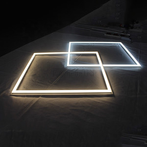 Produit chaud de la Chine en gros panneau de cadre de panneau de lumière immobilière couleur blanc/blanc chaud avec aluminium + pc 2 * 2ft led panneau - Product Image 4