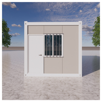 Maison conteneur préfabriquée modulaire de luxe de 20 pieds en vente chaude petite maison utilisée à des fins résidentielles