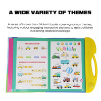 Libro educativo de audio para niños personalizado con botón de sonido Libro de música en inglés impreso en cartón y papel recubierto