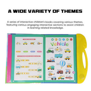 <span class=keywords><strong>Libro</strong></span> educativo de audio para niños personalizado con botón de sonido <span class=keywords><strong>Libro</strong></span> de música en inglés impreso en cartón y papel recubierto - Product Image 4