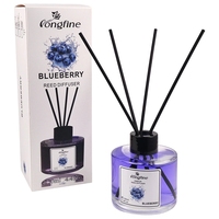 Diffuseur de parfum en verre de 130 ml avec parfum de café, chocolat et fleurs, sans BPA, sans alcool, décoration d'intérieur, rafraîchisseur d'air