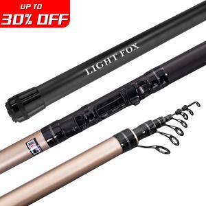 Nouveauté, vente en gros, nouveau design 24T carbone mélangé avec e-glass C/K B/K 4m 5m 6m <span class=keywords><strong>canne</strong></span> à <span class=keywords><strong>pêche</strong></span> de surf télescopique - Product Image 1