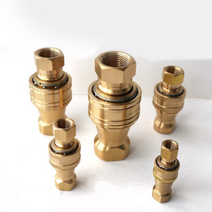 Raccord rapide hydraulique en laiton KZD, double auto-étanchéité, filetage interne, norme impériale, haute résistance à la pression - Product Image 2