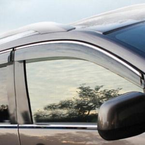 Déflecteurs de vitres, visières de ventilation, haute qualité avec protection anti-pluie en acier inoxydable pour vitres de véhicule, compatibles MITSUBISHI XPANDER, injection automobile - Product Image 3