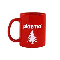 Mug à sublimation blanc en porcelaine 350 ml (11 oz) avec poignée en forme de C, tasse à café en céramique moderne personnalisable, cadeau de fête
