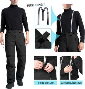 <span class=keywords><strong>Pantalones</strong></span> <span class=keywords><strong>de</strong></span> Esquí para <span class=keywords><strong>Hombre</strong></span> Pioneer Camp, Impermeables, Aislantes, Forrados <span class=keywords><strong>de</strong></span> Felpa, para Snowboard, Senderismo, Actividades al Aire Libre, <span class=keywords><strong>con</strong></span> Cierre en la Parte Inferior <span class=keywords><strong>de</strong></span> la Pierna y <span class=keywords><strong>Tirantes</strong></span> - Product Image 2