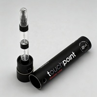 Boîte cylindrique ronde personnalisée en gros avec logo, emballage de luxe biodégradable pour soins de la peau, tube en papier résistant aux enfants avec verrou de sécurité CR