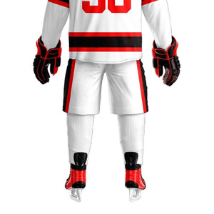 Maillot et short de hockey sur glace personnalisables à prix de gros, service OEM disponible, créez votre propre ensemble uniforme - Product Image 5