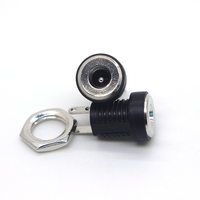 Conector de alimentación de CC hembra de 1/2mm x 2,5mm JC -DC022B conector de montaje en Panel impermeable de 2 pines