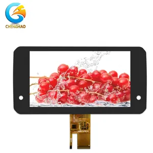 Shenzhen Manufacturer 1200 Cd/M2 Sunlight Readable Display 1024X600 Wsvga 7" Lcd Touch Screen