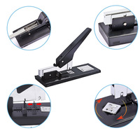 Agrafeuses de bureau manuelles en métal de grande taille pour documents d'appel d'offres, pour tâches d'agrafage intensives avec structure à levier ergonomique
