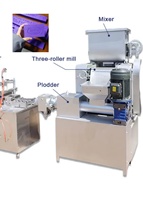 Petite machine de fabrication de savon avec extrudeuse et machine de découpe de savon 100-300 kg/h - Ligne de production compacte de savon en barre