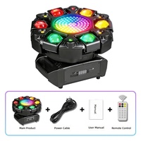 Nouveau projecteur LED Laser DMX512 en alliage d'aluminium, à 6 bras, avec effet de tête mobile, à teinture, à intensité variable, pour KTV, bar, faisceau, stroboscope et ambiance