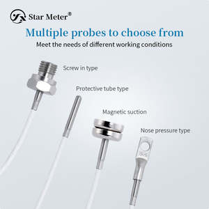 Transmetteur de température industriel Star Meter <span class=keywords><strong>CE</strong></span> certifié CWDZ21C de type split Pt100 avec affichage LED, HART, Modbus-RTU, résolution 0,1°C, IP68, ODM - Product Image 4