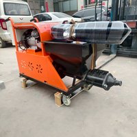 Petite machine à projeter du mortier, pulvérisateur hydraulique à piston, pulvérisateur de peinture pour pierre véritable, machine à projeter du mortier, machine à enduire