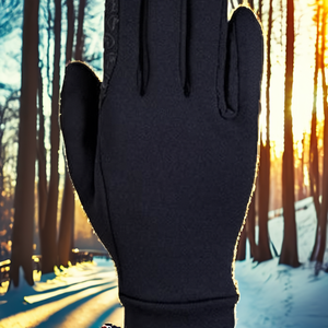 Child Winter Thermal Full <b>Finger</b> Cotton Leather Riding Gloves for MTB <b>Bike</b> Horse Riding Motorcycle Comfortable <b>Fingers</b> - Product Image 2