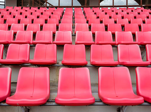 เก้าอี้สนามกีฬาพลาสติกแบบมีพนักพิงสูงสำหรับสนามฟุตบอล โรงละคร หอประชุม โรงยิม ห้องบรรยาย ที่นั่งสำหรับผู้ชม - Product Image 5