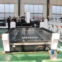 Machine de routeur CNC automatique pour gravure sur pierre Quartz granit marbre polissage de tranchant Atc