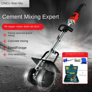 ワニウ工業用電気220Vセメントミキサーハンドヘルドパワーツール砂モルタル灰フィーダー卸売灰アーティファクトコンクリートミキサー - Product Image 2