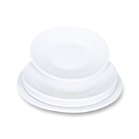 Assiette en Céramique DongYu pour Restaurant, Hôtel, Mariage, Maison – Vaisselle Ronde Style Nordique en Céramique, Assiette de Dîner Perle