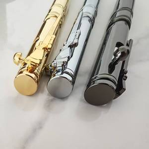 Bolígrafo <span class=keywords><strong>de</strong></span> acción <span class=keywords><strong>de</strong></span> perno <span class=keywords><strong>de</strong></span> latón macizo <span class=keywords><strong>de</strong></span> lujo, diseño <span class=keywords><strong>de</strong></span> Rifle <span class=keywords><strong>de</strong></span> alta resistencia con logotipo personalizado, barra <span class=keywords><strong>de</strong></span> Clip para Rifle en forma <span class=keywords><strong>de</strong></span> bala, barriles, Material <span class=keywords><strong>de</strong></span> Metal - Product Image 3