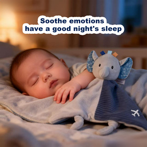 Bambole rilassanti per neonati all'ingrosso, peluche per dormire, asciugamani <span class=keywords><strong>in</strong></span> peluche morbidissimi e mordibili per la massima comfort e sollievo - Product Image 3