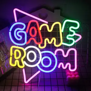 Le nuove luci al Neon di vendita calde sala giochi Esports decorazione della stanza tabellone acrilico Neon possono essere personalizzate