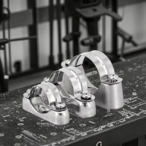 Clip da sella personalizzabile in lega di alluminio per codice Off-Wall 16/20/25/32/40/50mm staffa morsetto a Clip fissa OEM morsetti da sella - Product Image 2