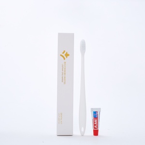 Brosse <span class=keywords><strong>à</strong></span> dents jetable pour hôtel avec dentifrice, emballée individuellement, kit <span class=keywords><strong>dentaire</strong></span> pour chambre d'hôtes, commodité de voyage - Product Image 3