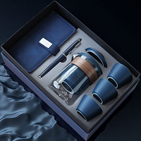 Coffret Cadeau d'Affaires Chaudement Recommandé Comprenant une Bouteille Isotherme, un Stylo et un Carnet pour Entreprises, Noël, Remise de Diplôme - Promotion Ciblée